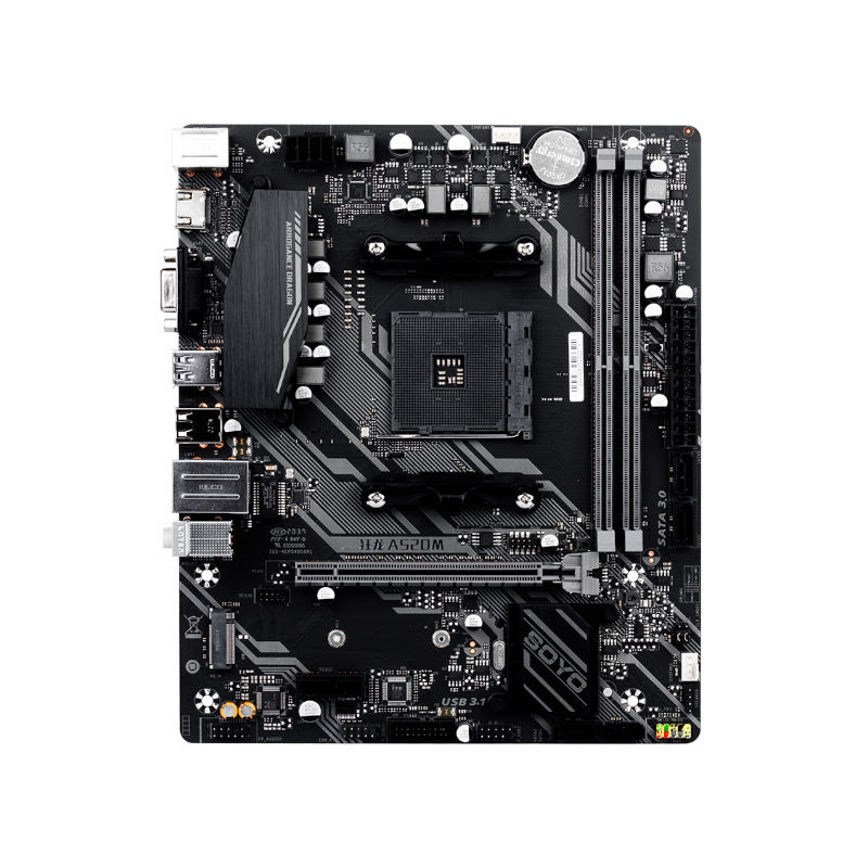 PLACA MÃE AMD AM4 SOYO A520