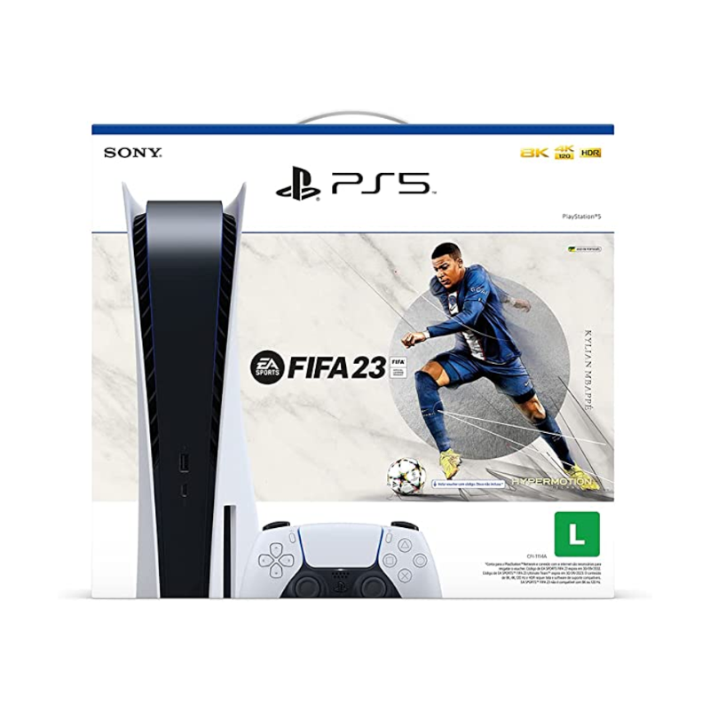 🔴Review & Unboxing Playstation 5 Midia Fisica - Edição Fifa 23 