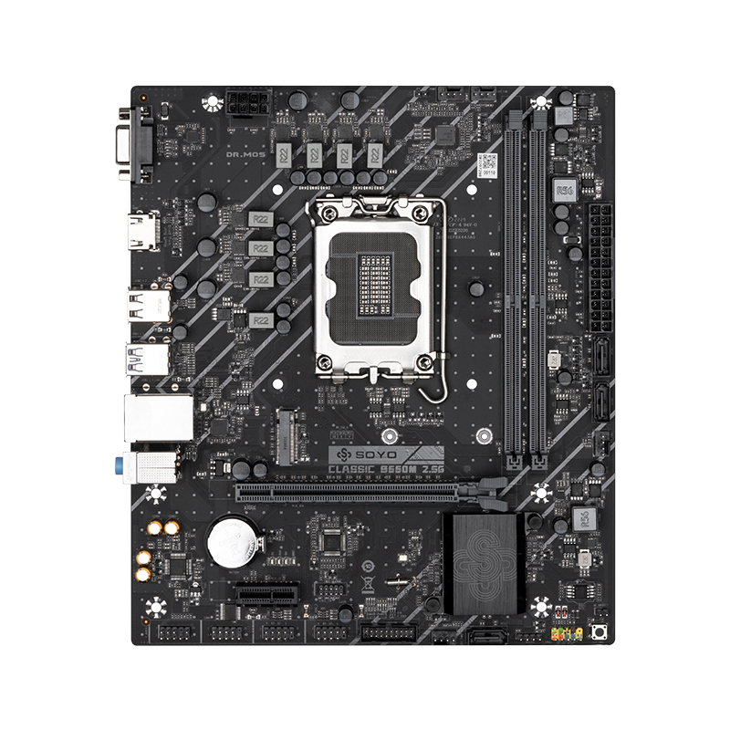 PLACA MÃE INTEL LGA 1700 DDR4 SOYO B660M