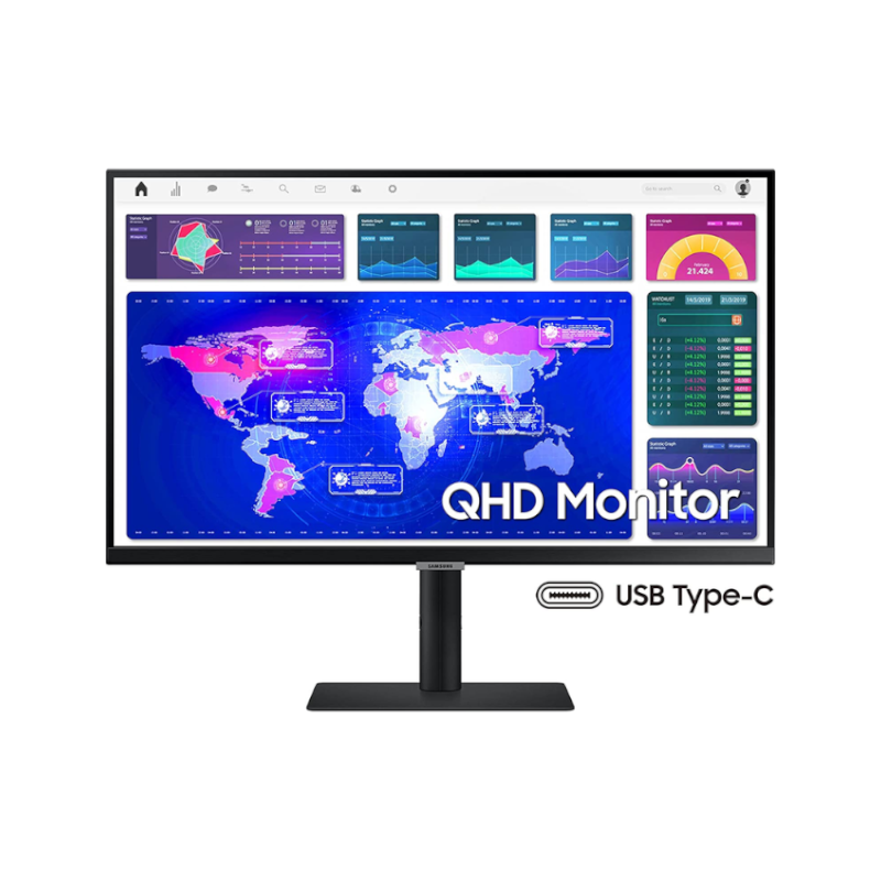 Monitor SAMSUNG QHD 27" 1440p 75Hz 