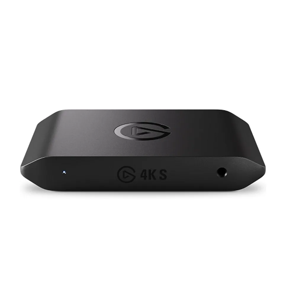 Elgato 4K S – Placa de captura externa para PS5, Xbox Series X/S, Switch 2, PC, Mac, iPad | 4K60, 1440p120 ou 1080p240 Passthrough and Capture, HDR10, VRR, USB-C, Latência Quase Zero