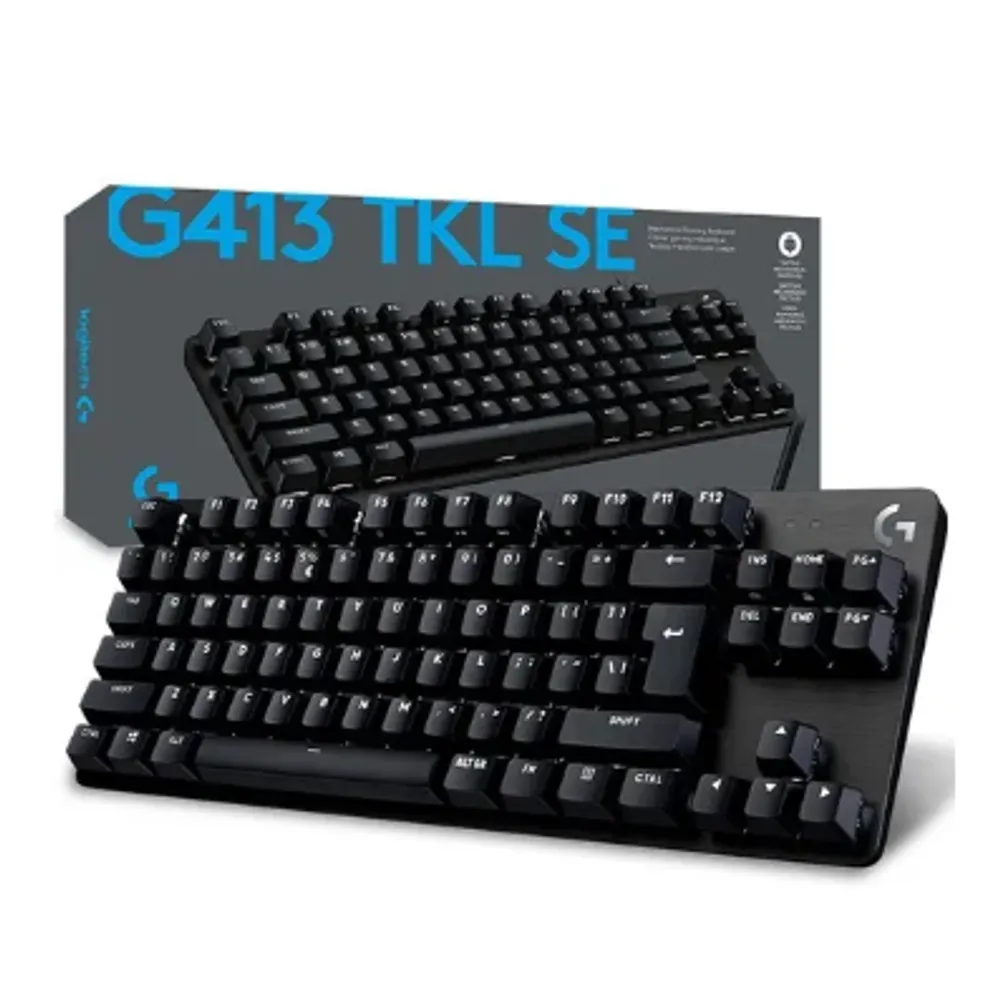 Teclado mecânico para jogadores Logitech G413 Tkl Se (inglês) Cor do teclado: preto, idioma inglês, EUA
