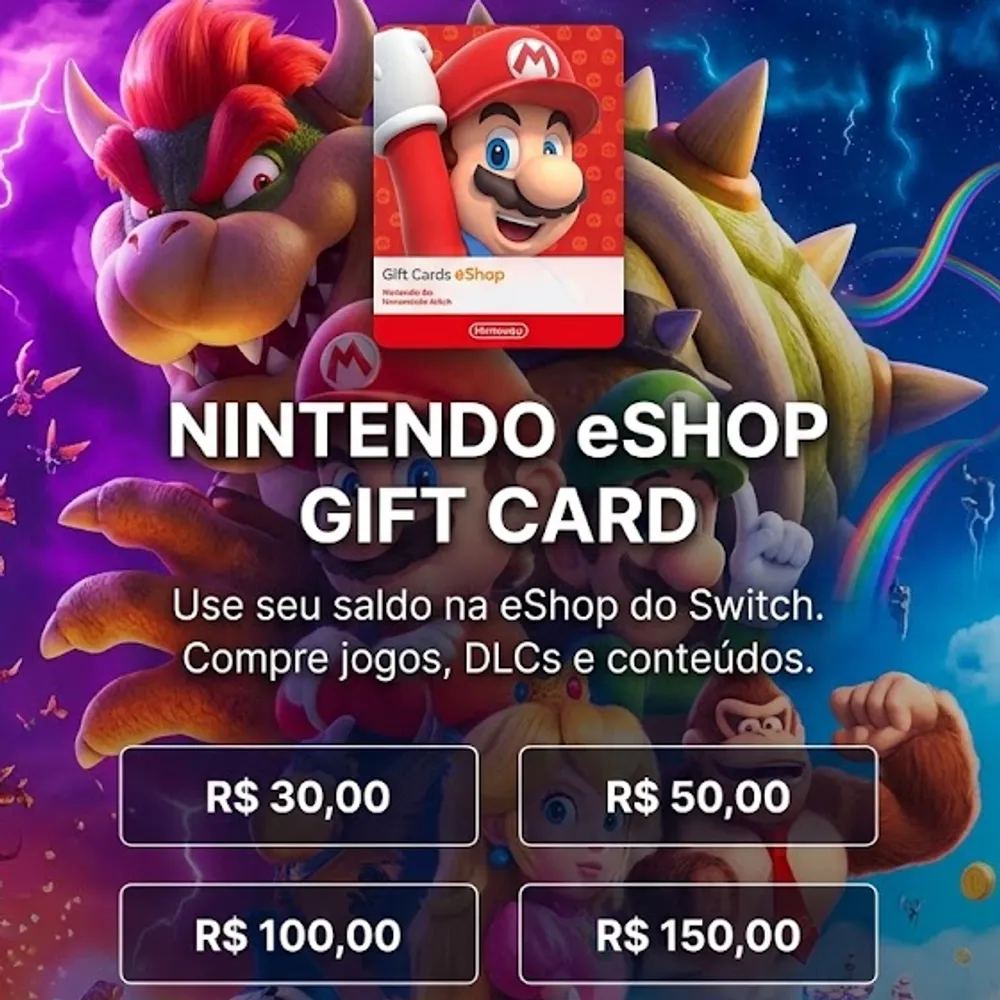 Gift Cards Nintendo - Nuuvem