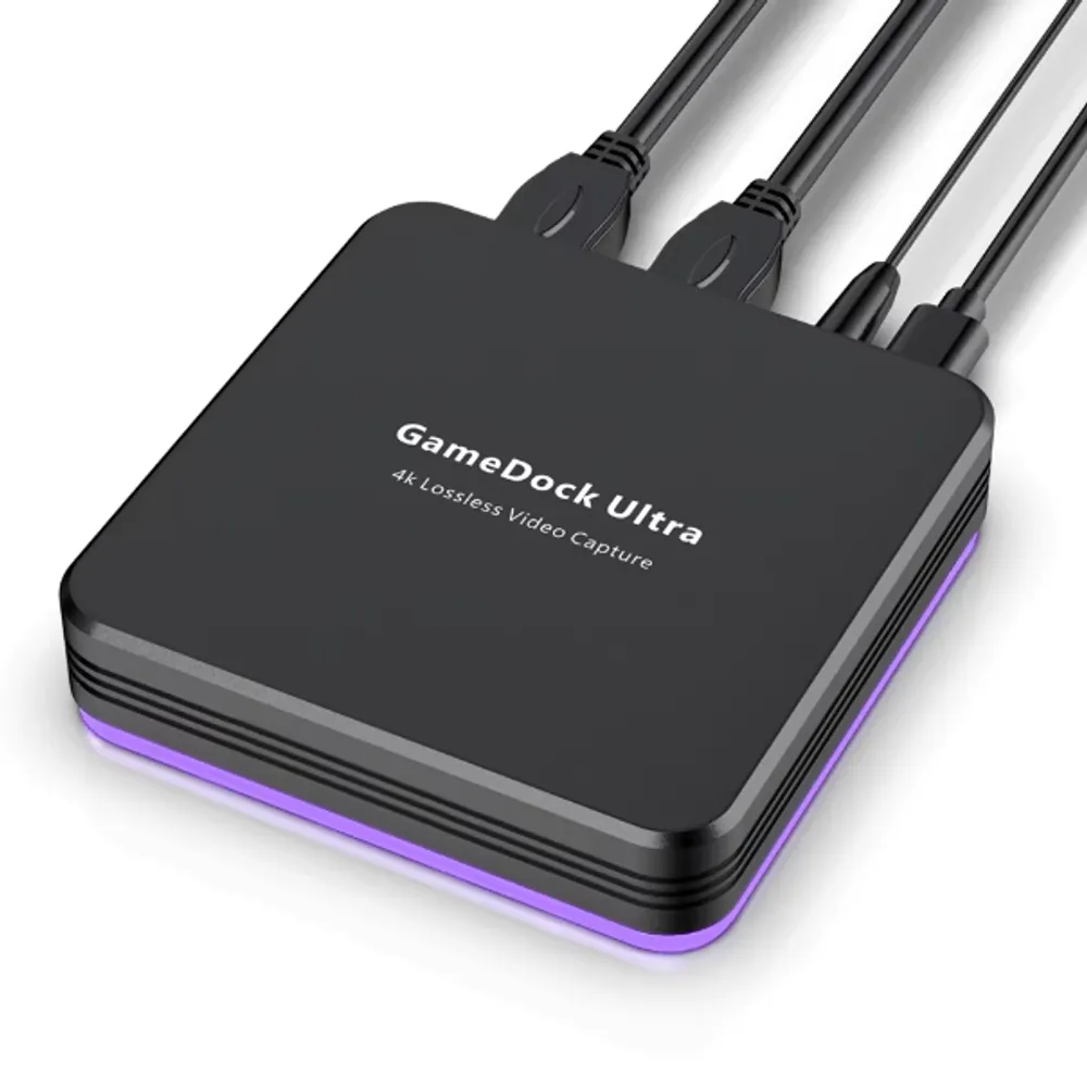 ezcap 4K 60 HDMI-compatible USB Type-C Game Capture Card GameDock Ultra Live Streaming Box