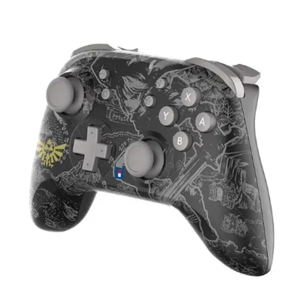 Controlador Sem Fio Zelda Para Nintendo Switch Hori Pad Grey