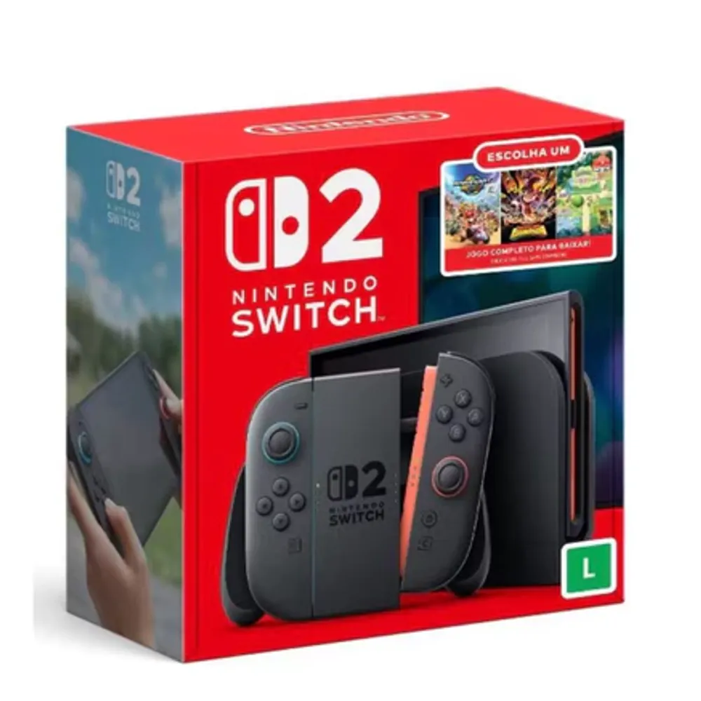 Nintendo Switch 2 lcd 256gb novo