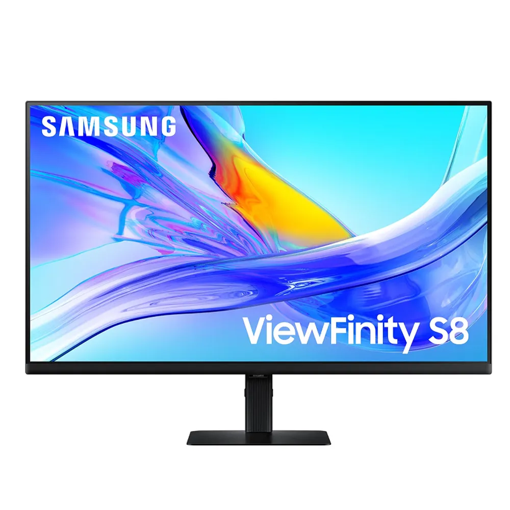 Monitor Samsung ViewFinity S8 37", 4K, USB-C (90W), USB Hub, Display Port, HDMI, HAS, Preto