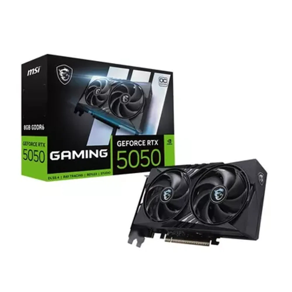 Placa de Vídeo MSI NVIDIA GeForce RTX 5050 GAMING OC 8GB 912-V538-009