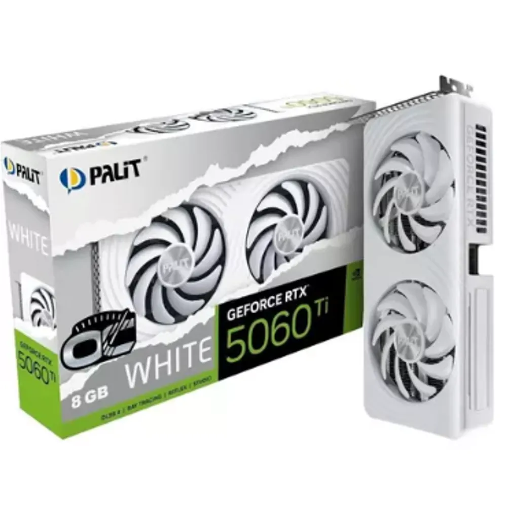 Placa de Vídeo Palit RTX 5060 Ti Dual OC 8GB
