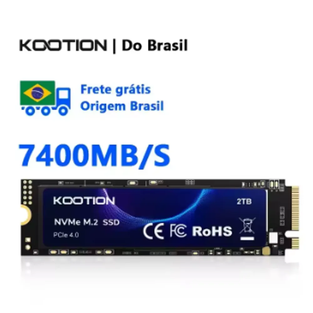 1TB - SSD Nvme Kootion 7400MB/s  link 1985 (BR)