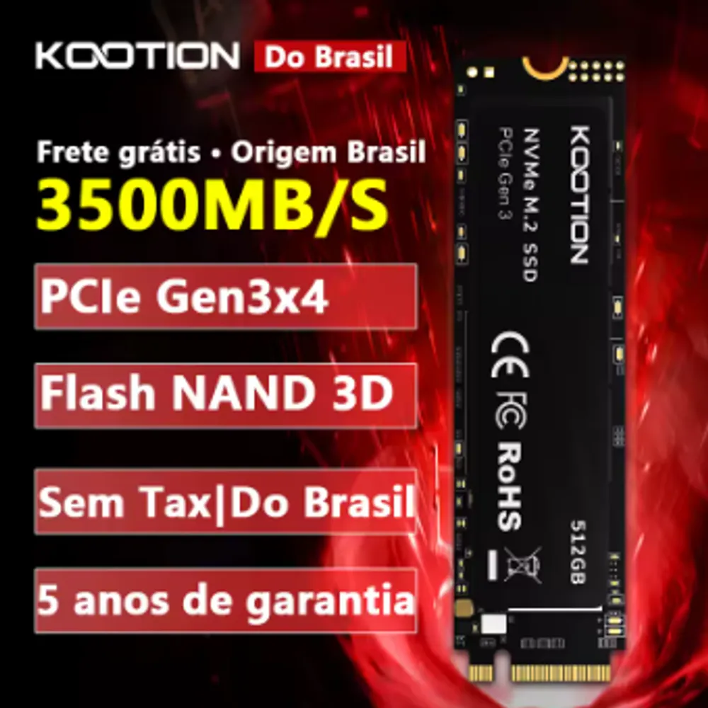 KOOTION X15 M.2 SSD 3500MB/S 1TB LINK 3343 (BR)