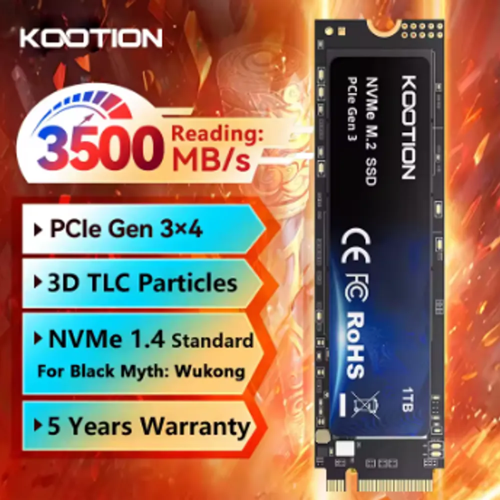 SSD Nvme Kootion X15 / X15 Lite Gen3 512GB LINK 9752