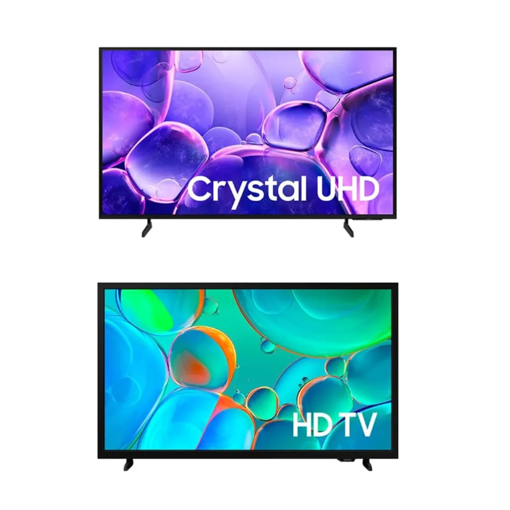 Smart TV 55" Crystal UHD 4K U8100F + Smart TV 32" HD H5000F