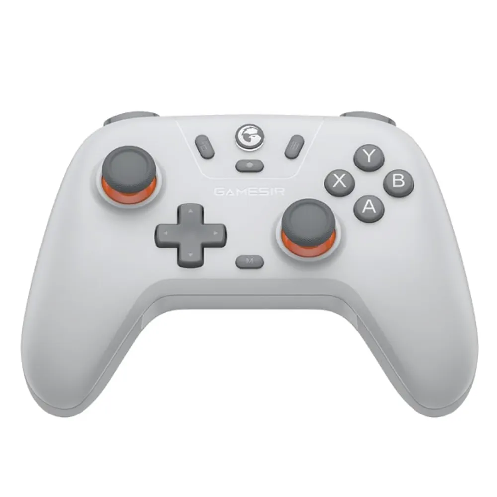 GameSir Nova Lite Controle Bluetooth e Sem Fio 2.4G para PC Windows, Celular Android iPhone, Nintendo Switch e Steam Deck, Gamepad com Hall Effect Anti-Drift, Turbo, Vibração, Dongle USB - Cinza
