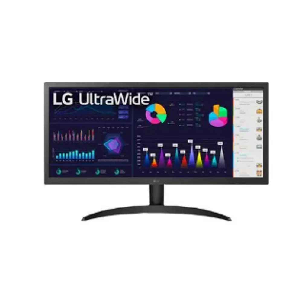 Monitor LG Ultrawide 26" Ips Full HD, 75Hz, 1Ms, HDR 10, AMD Freesync - 26wq500-b.awzm