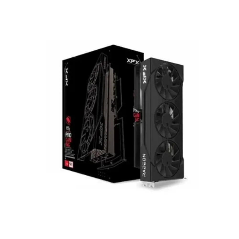 Placa de Vídeo XFX RX 9060 XT OC AMD Radeon, 16GB, GDDR6, 128bits, 20 Gbps, Triple Fan, RDNA 4 - RX-96TS316B7