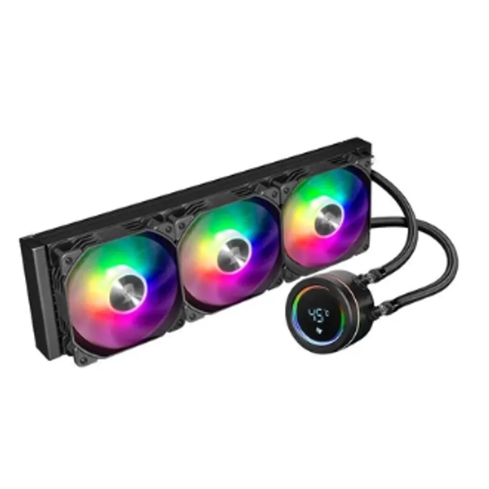 Water Cooler Pichau Aqua 360X, ARGB, 360mm, Preto, PCH-AQA360X-BK01