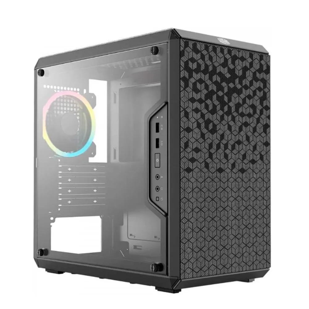 Gabinete Mini Tower Cooler Master Masterbox Q300l, Preto - MCB-Q300L-KANN-S01