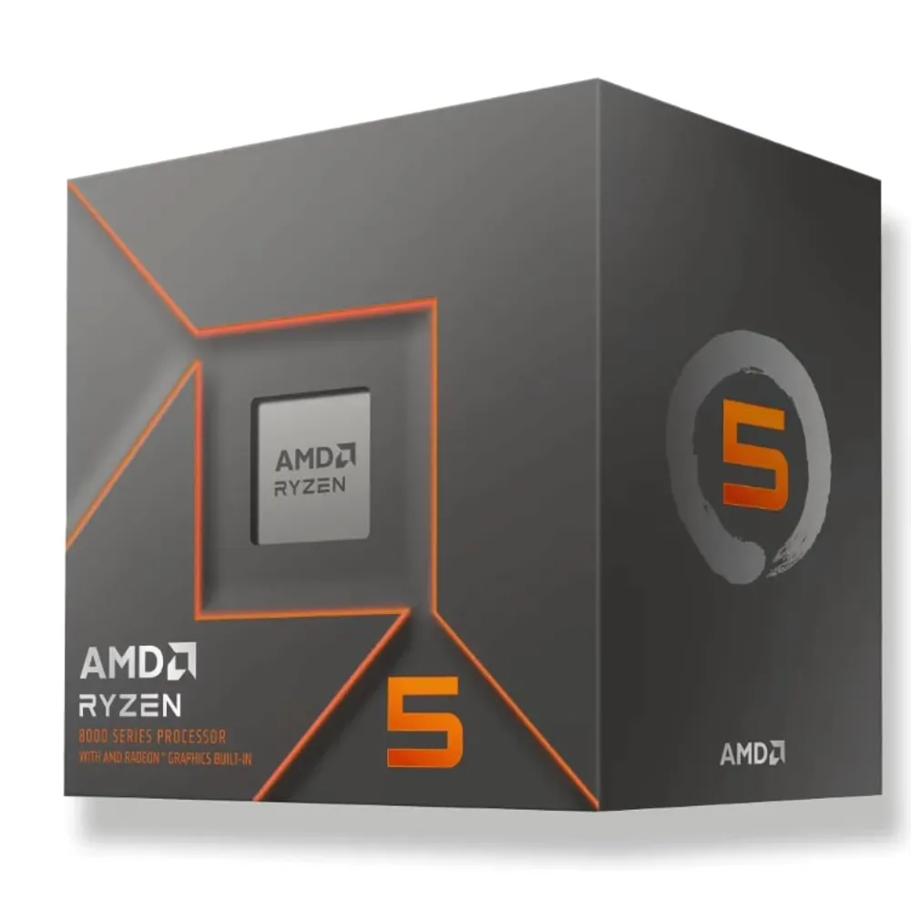 Processador AMD Ryzen 5 8500G Box (AM5/6 Cores/12 Threads/5.0GHz/22MB Cache/Wraith Stealth/AMD Radeon 740M)