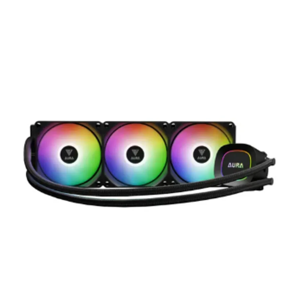 Water Cooler Gamdias Aura Gl360 Lite Preto Argb Am5 Lga 1851