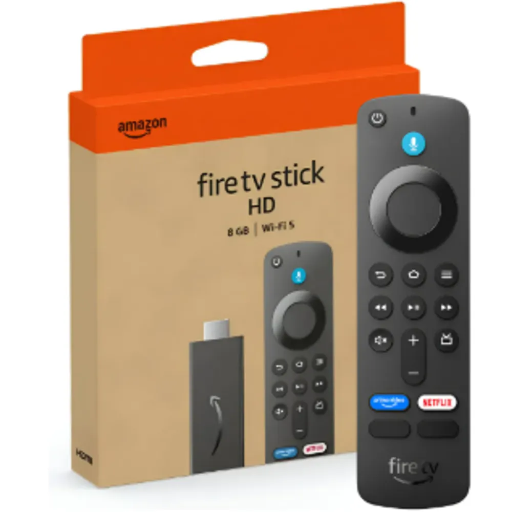 Fire Tv Stick Hd 2024 Ultima Geração Tv Smart Amazon Cor Preto Tipo De Controle Remoto De Voz Alexa