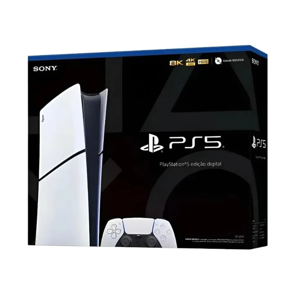 PlayStation 5 Edição Digital 825GB 1 Controle Branco Sony
