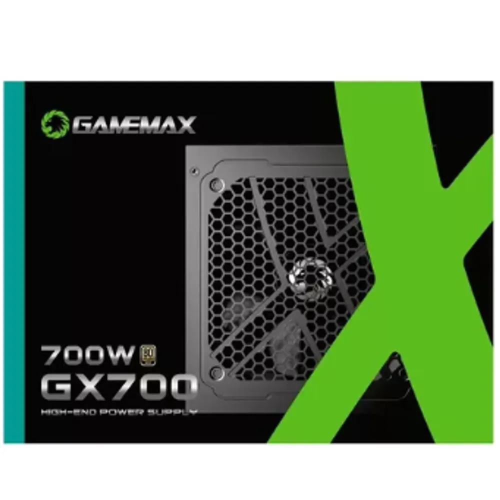 Fonte de Alimentação Gamemax Gx700 700w 80 Plus Gold Black Pfc Ativo Preta