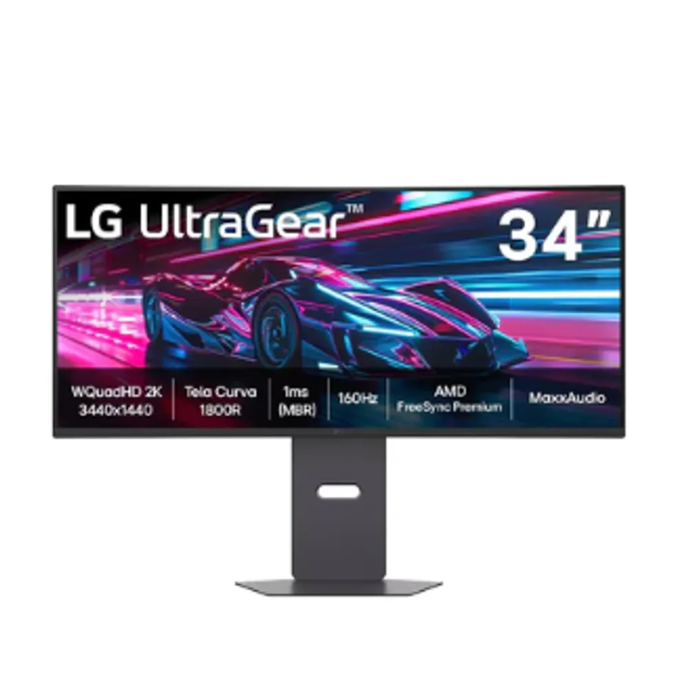 Monitor Gamer Curvo 34 Polegadas 34G600A-B UltraGear LG