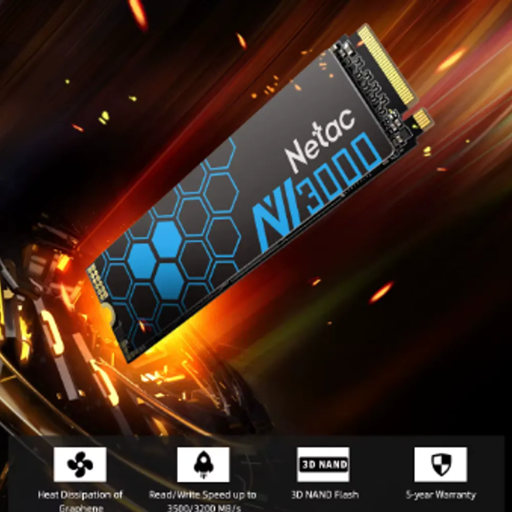 SSD NVME 3500 MB/S Netac NV3000 1TB link 7019