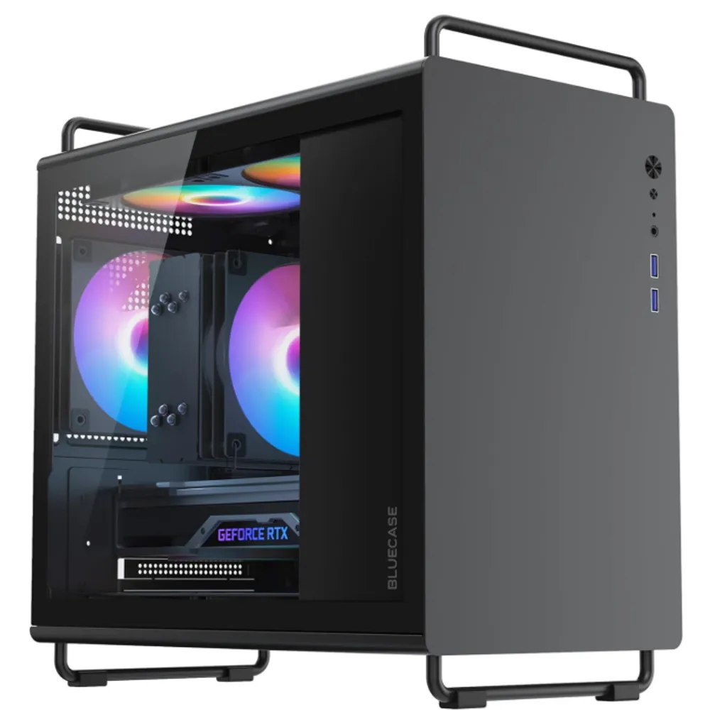 Gabinete Gamer BG-056 Tiny Pro com 5 Fans ARGB - Bluecase