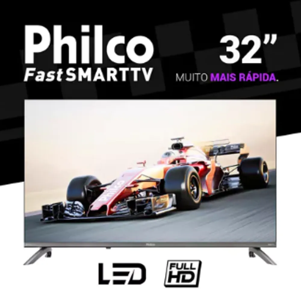 Smart TV LED 32" Roku TV Dolby Audio Philco PTV32CRB