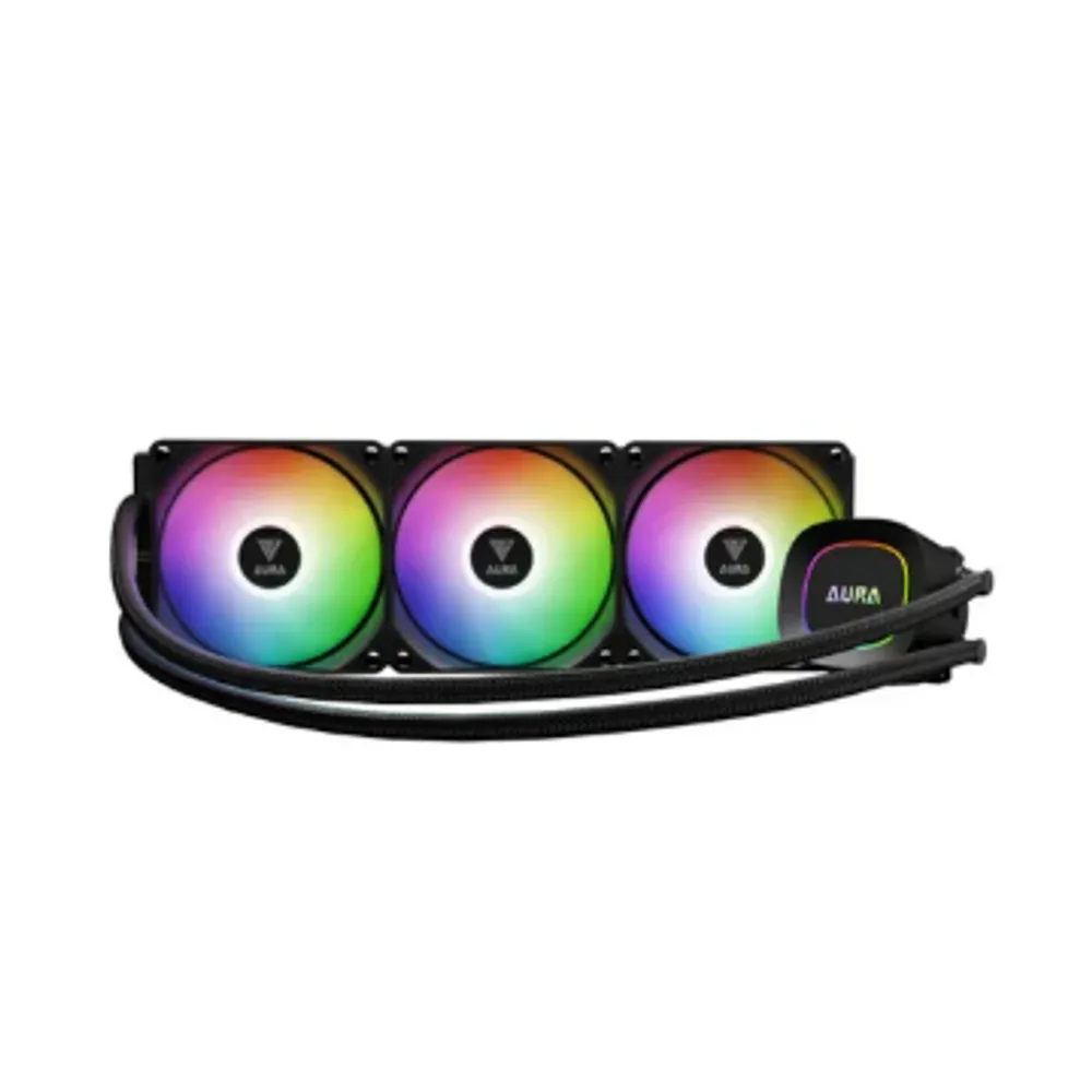 Water Cooler Gamdias Aura Gl360 Lite Preto Argb Am5 Lga 1851