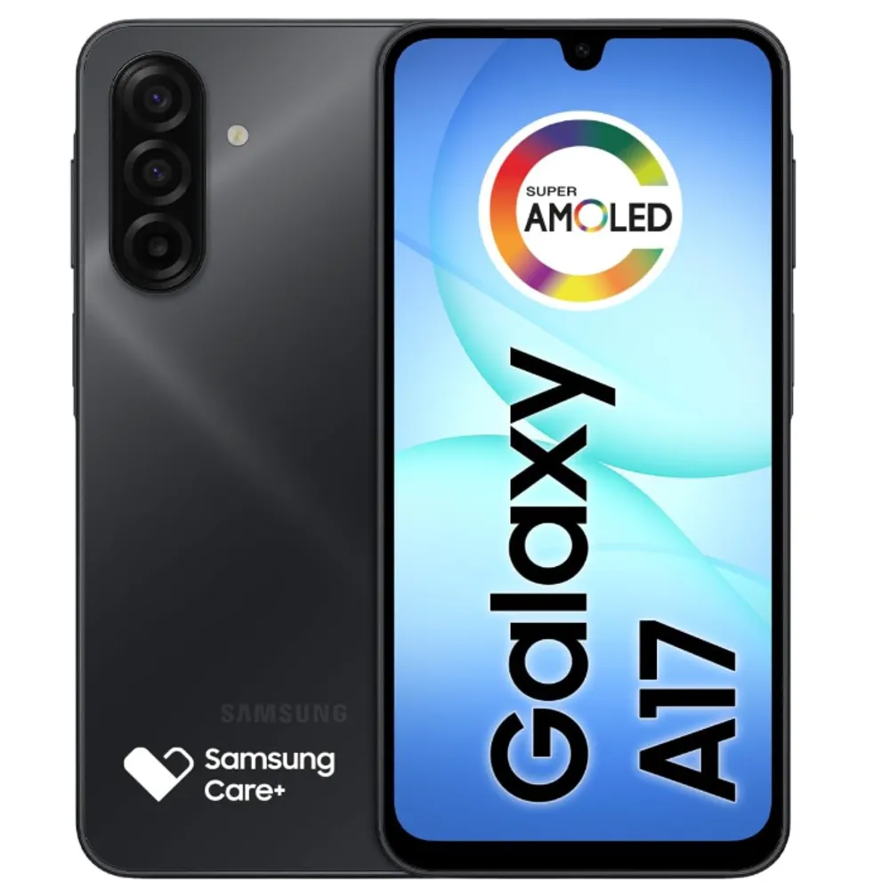 Celular Samsung Galaxy A17, 128GB, 4GB, 50MP Tela 6.7", IP54 - Preto