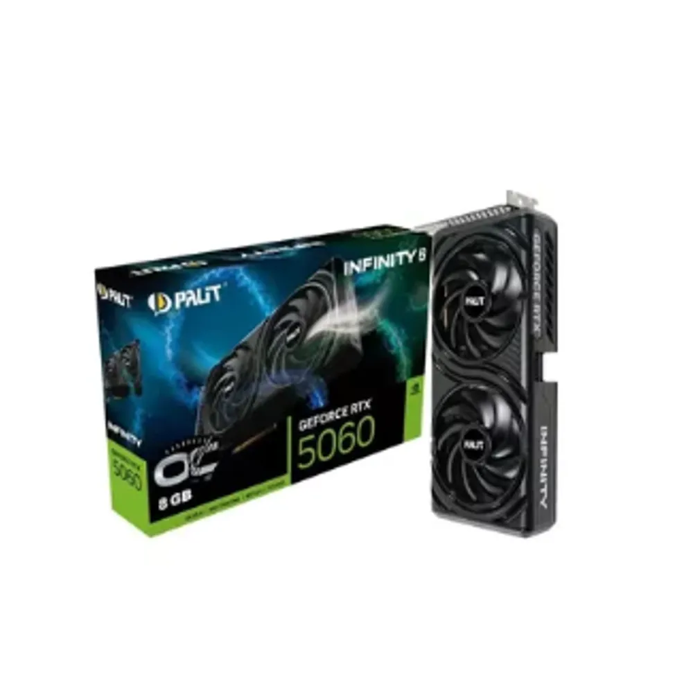 Placa de Vídeo NVIDIA GeForce PALIT RTX5060 8GB INFINITY 2 OC GDDR7 - 0120111-01