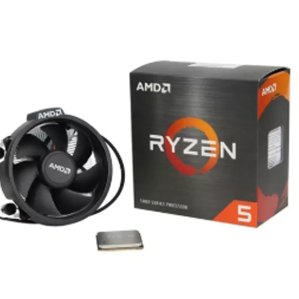 Processador AMD Ryzen 5 5500 3.6GHz 4.2GHz Max Turbo Cache 16MB AM4 Sem Vídeo