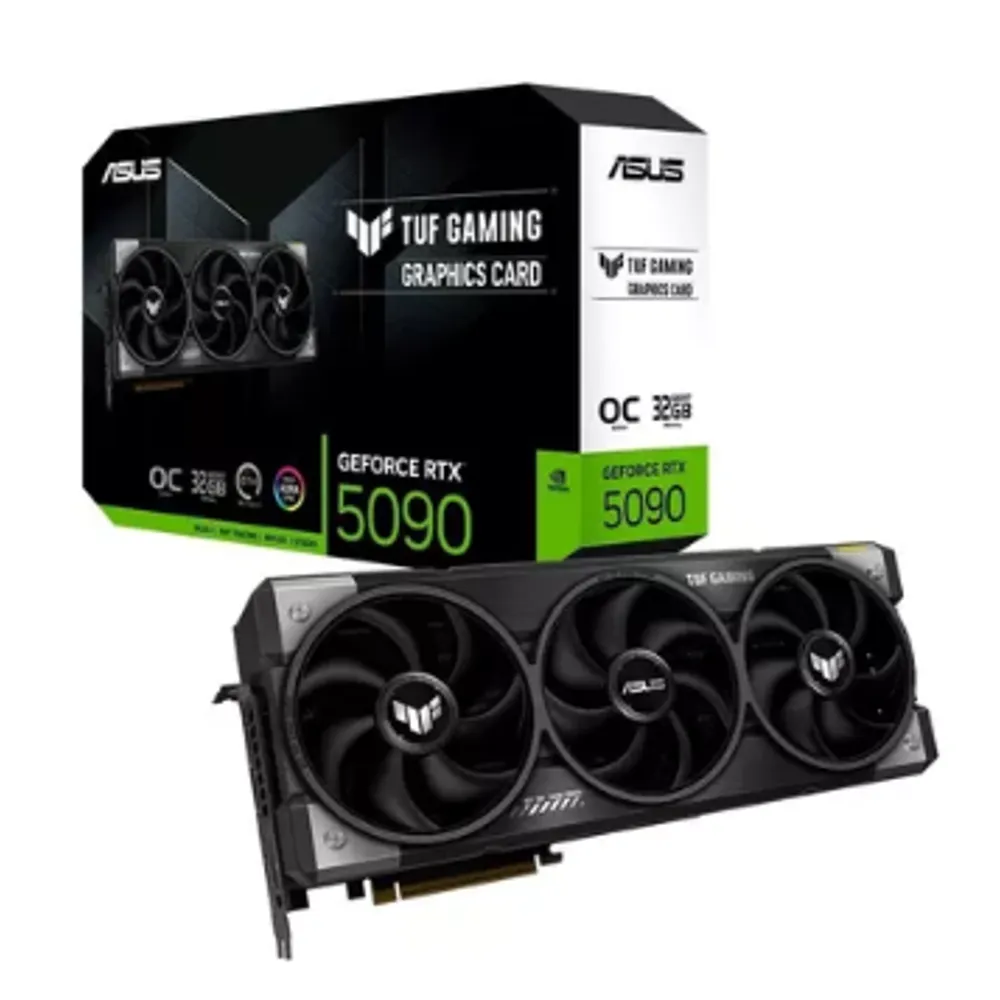 Placa de Vídeo NVIDIA GeForce ASUS RTX5090 TUF Gaming OC 32GB GDDR7 512Bits TUF-RTX5090-O32G-GAMING
