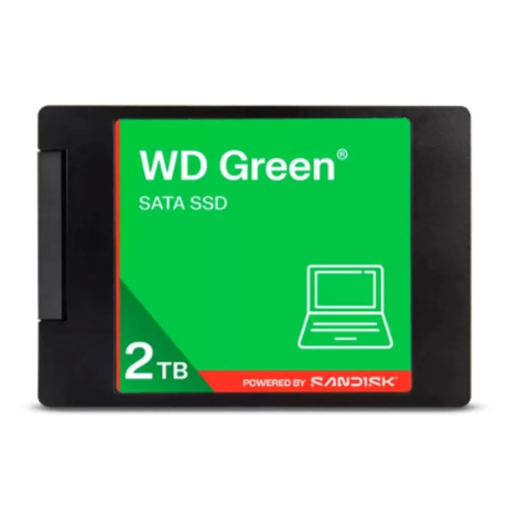 SSD SanDisk WD Green SATA, 2TB, 2.5"", Leitura: 545MB/s, Gravação: 460MB/s - WDS200T5G0A