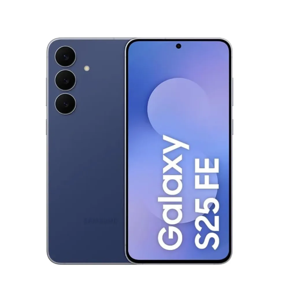 Celular Samsung Galaxy S25 FE 5G, 128GB, 8GB, Câmera Tripla - Azul Marinho