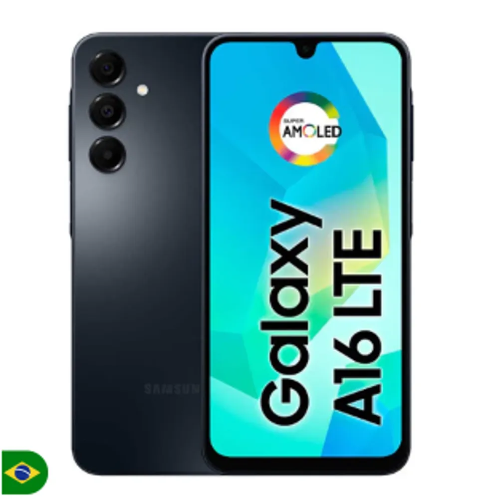 Smartphone Samsung Galaxy A16 256GB 8GB RAM 4G Tela 6,7 Polegadas Bateria 5000 mAh