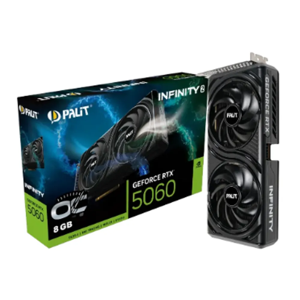 Placa De Vídeo Nvidia Geforce Palit Rtx5060 8gb Infinity2 Oc