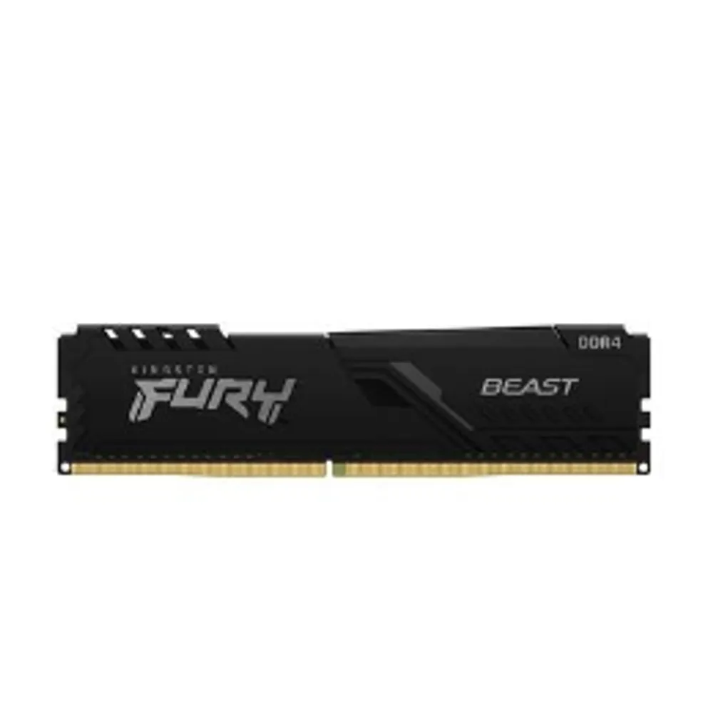 Memória RAM Kingston Fury Beast, 8GB, 3200MHz, DDR4, CL16, Preto - KF432C16BB/8