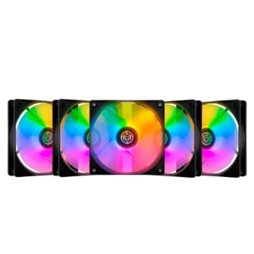 Kit Ventoinhas TGT Striker, Rainbow, 5x120mm, TGT-STK5-BLRBW