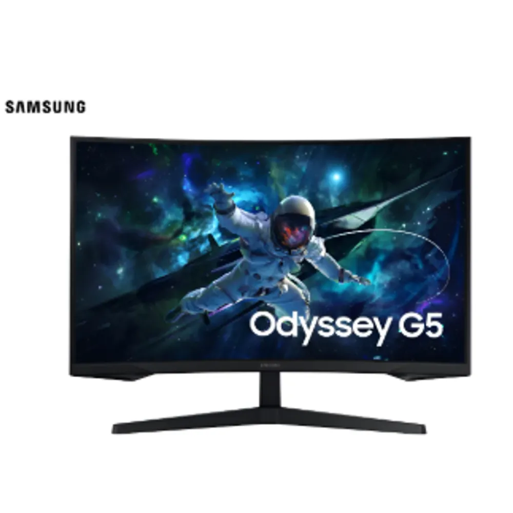 Monitor Gamer Samsung Odyssey G5, 32 ,qhd, 165hz,1ms,hdmi,dp Preto