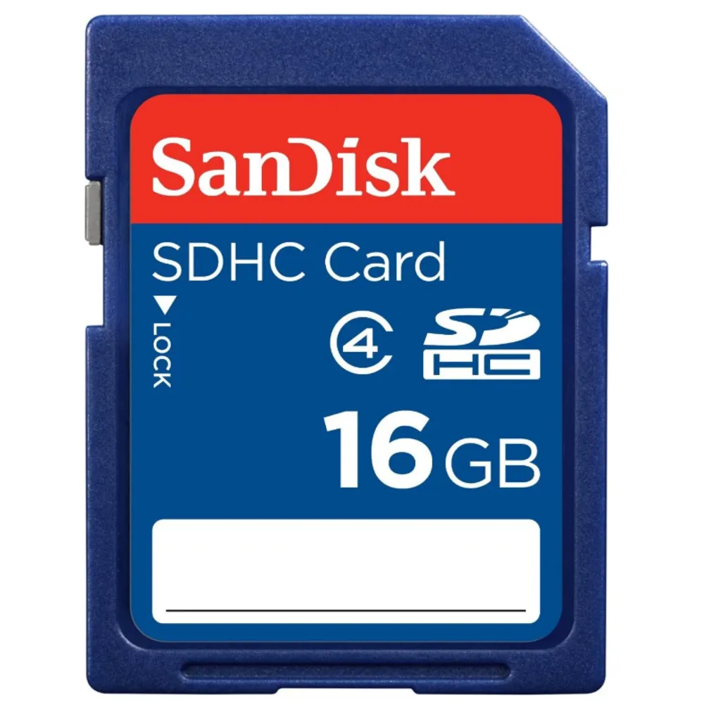 SanDisk Cartão de memória SD HC de 16 GB - (SDSDB-016G, embalagem a granel)