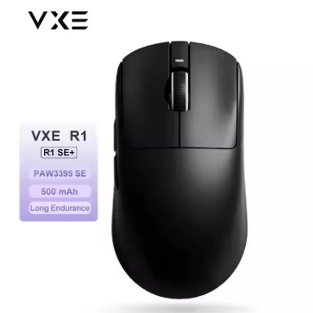 ATK VXE Dragonfly R1 Mouse of The Game E-Sports Long Battery Life Paw3395 Lightweight Ergonomic Three-Mode Bluetooth Mouse