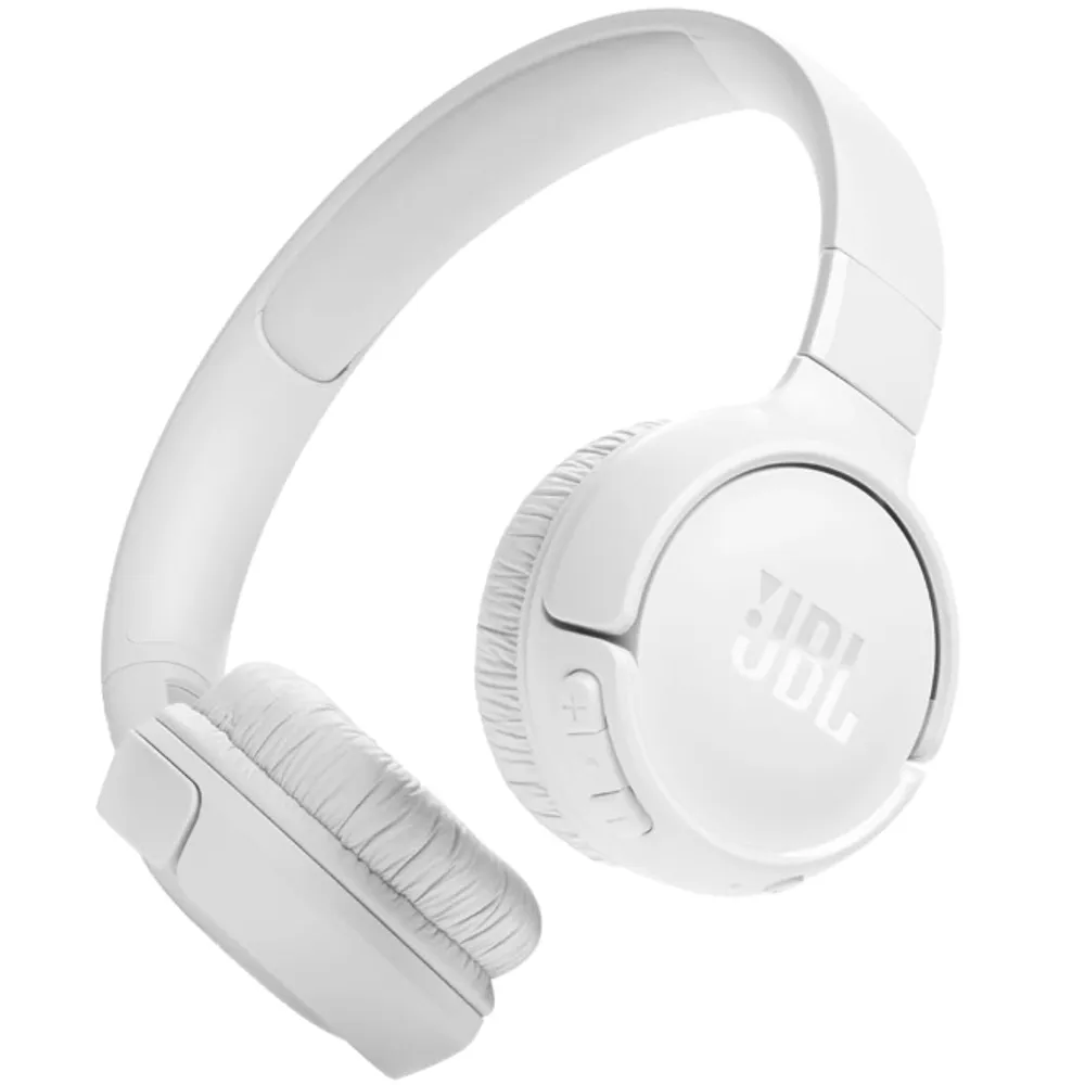 JBL, Fone de Ouvido On-ear, Headphone, Tune 520BT, Sem Fio - Branco