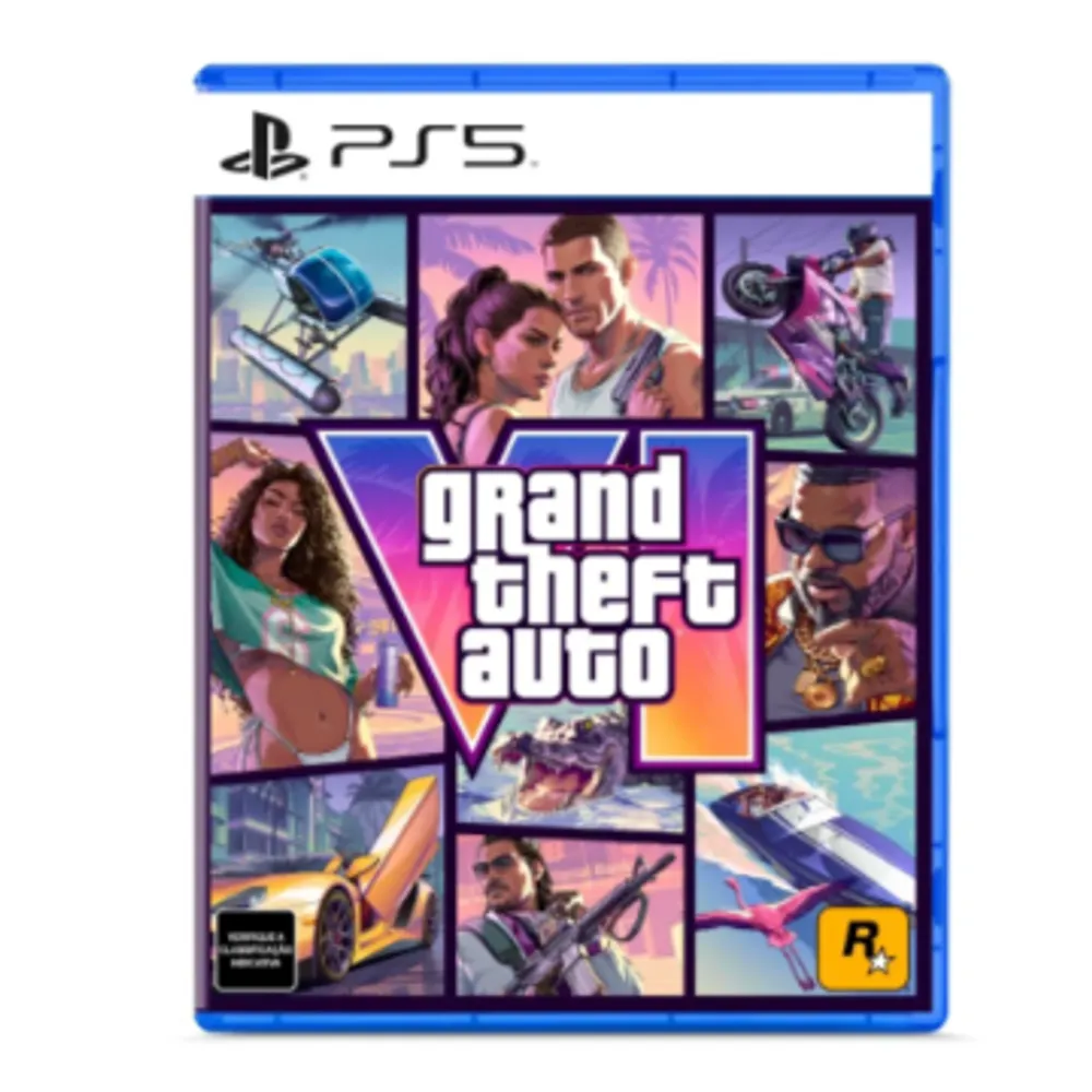 Jogo Grand Theft Auto GTA VI 6, PS5 - TT000272PS5