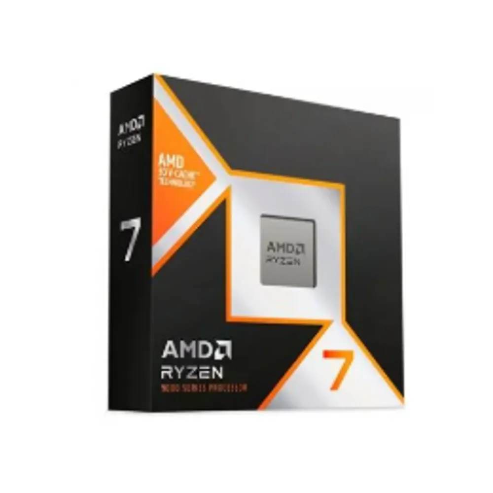 Processador AMD Ryzen 7 9800X3D, Cache 8MB, 8 Núcleos, 16 Threads, AM5 - 100-100001084WOF