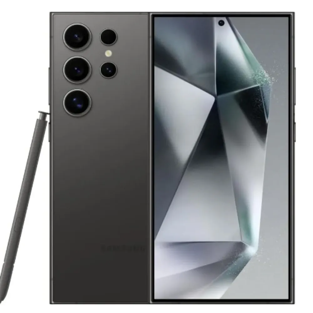 Smartphone Samsung Galaxy S24 Ultra, Galaxy AI, Selfie de 12MP, Tela de 6.8" 1-120Hz, 256GB, 12GB RAM - Titânio Preto
