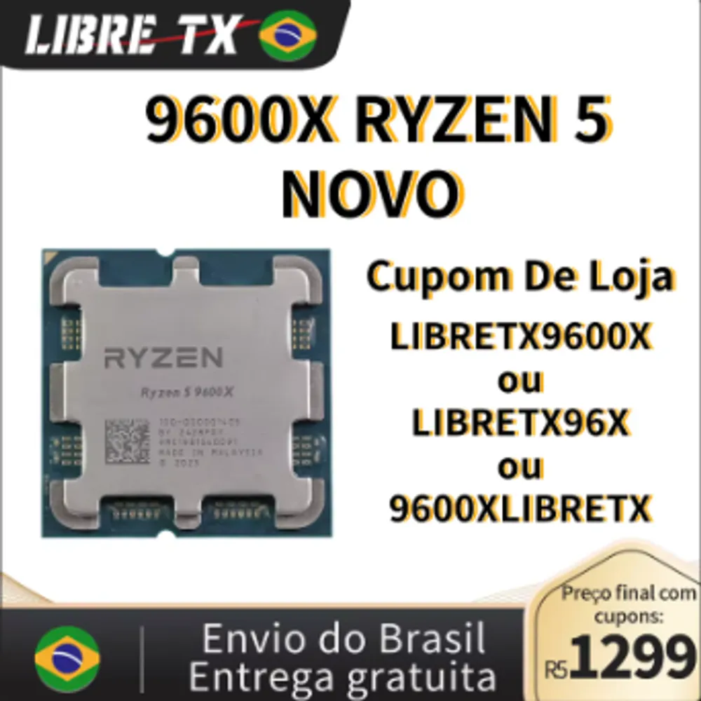 Processador AMD Ryzen 5 9600X Novo link 5760